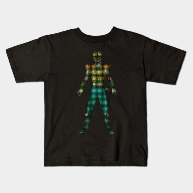 GREEN SAMURAI RANGER POWER RANGERS NINJA STORM Kids T-Shirt by TSOL Games